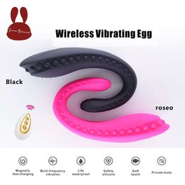 Tongue Licking Vibrating Egg Skipping Wear Masturbation Device sexy Toys For Women Clitoris Wireless Remote Control Invisible