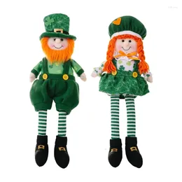 Party Decoration SaintPatrick's Day Gnomes Irish Plush Dolls Easter Gift Shamrocks