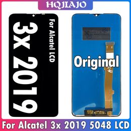 6.52 "Original para Alcatel 3x 2019 LCD 5048Y 5048A 5048Y 5048I 5048U LCD Display Touch Screen Digitizer Peças de reparo