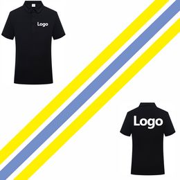 KAISING Polo Shirt Custom Personal Company Group Logo Embroidery Summer Breathable Tops Print Men Women Clothing Size S-4XL 2023