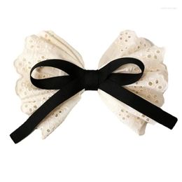 Hair Clips Barrettes Hollowout Bowknot Clip Sweet Ballet Mti Layer Hairclip Girl Tool For Thin French Y1Ua Drop Delivery Jewellery Hairj Otfou