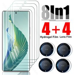 8 In 1 Camera Glass Hydrogel Film Screen Protector For Honour Magic5 Lite 5G Not Tempered Glass Hone Honer Magic 5 Light 5Lite 5G