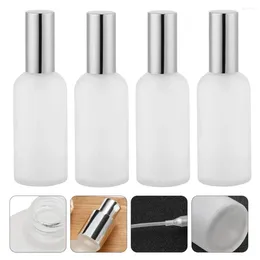 Storage Bottles 4 Pcs Filling Spray Perfume Bottle Travel Nebulizer Portable Empty Mister Glass Refillable