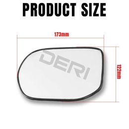 Rearview Mirror Glass Without Heated For Honda Civic 8th 2006 2007 2008 2009 2010 2011 Right Left 76253-SNB-N01 76203-SNB-N01