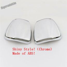 Chrome Outside Door Wing Rearview Mirror Protect Case Cover Trim 2PCS For VOLVO XC40 2018 - 2023 Exterior Refit Kit Accessories