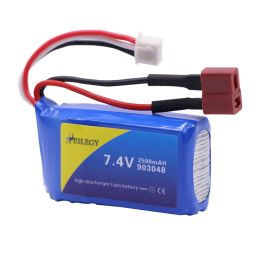 7.4V 2500mAh rechargeable Lipo Battery For WLtoys A959-B A969-B A979-B K929-B RC toys Car Drone boats Spare Parts 903048 Battery