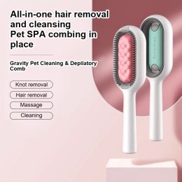 4 in 1 Pet Cleaning Brush Hair Comb Plastic Multifunctional Universal Pet Dogs Knots Remover Brush Cat Grooming Supplies