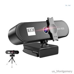 Webcams 4 8K Webcam Auto for Focus Lens With Micr Privacy Cover Speaker 1080P Web