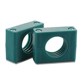 5PCS Bolted Plastic Clamp Tube Support Kit All Size Diameter 6/8/10/12/13/14/15/16/17/18/20/21/22/25/27/28/30/32/35mm