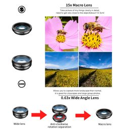 APEXEL 22X Phone Camera Lens 10IN1 Telescope Zoom Macro Fish Eye Lens For iPhone Samsung Smartphone Lente Telephoto Lens