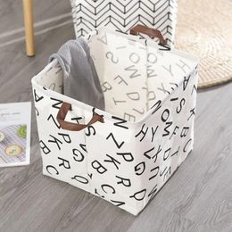 Laundry Bags Modern Style Square Large Baskets Organization Anti-dust Waterproof Storage Handle Dirty Clothes Folding
