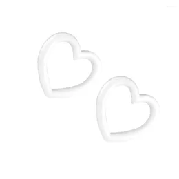 Decorative Flowers 2pcs Party Craft Wreath Polystyrene Heart Rings For DIY Wedding Christmas Floral Arranging Supplies
