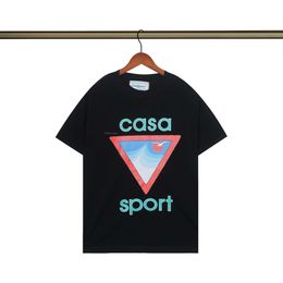 Casablanc Shirts Men T Shirt Designers Tees Apparel Tops Man Casual Letter-shirt Clothing Street Shorts Sleeve Casablanca T-shirts Big Size