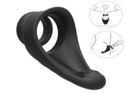 Massage Cock Ring Lock Sperm Erection Sleeve Delay Ejaculation Cockring Sex Toys For Men Intimate Goods Sex Shop3043284