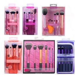 Makeup Brushes Set For Cosmetic Foundation Powder Blush Eyeshadow Kabuki Blending Make Up Brush Beauty Tool 240411
