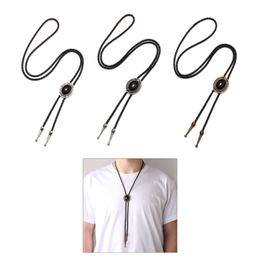 Shinning Decors Bolo Tie for Men Women Bridegroom Wedding Necklace Y1UA