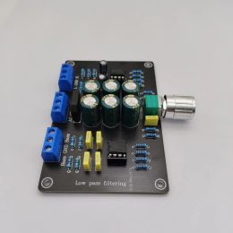 Tenghong 2 Way Subwoofer Frequency Divider Board 88Hz 72Hz Electronic Low-pass Philtre Crossover AC12V NE5532