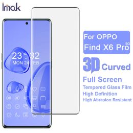 imak 3D Curved Tempered Glass For OPPO Find X6 Pro / Find X6 Screen Guard Protective oleophobic Full Glue