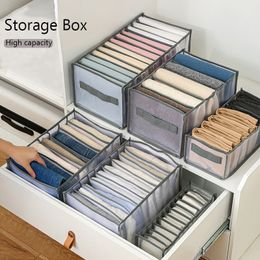 Sweater Jeans Clothes Storage Boxes Dorm Wardrobe Closet Drawer Organiser T-Shirt Pants Clothes Separator Box The New