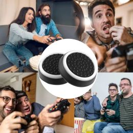 4pcs Silicone Anti-slip Striped Gamepad Keycap Controller Thumb Grips Protective Cover for PS3/4 for X box One/360