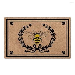 Carpets Bee Designed Doormat Outdoor Entrance Porch Patio Floor Christmas Halloween Holiday Rug Decor Home Door Mat