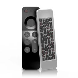 Box W3 Voice Remote Air Mouse Mini Keyboard USB Wireless Remote Control With IR Learning Voice Inputting For PC TV Box Tablet