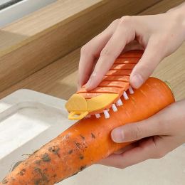 Kitchen Cleaning Tools Silicone Dishwasher Crevice Brush Household Fruit And Vegetable Cleaning Brush Bendable Cleaning Brush Cl