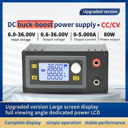 35W 80W DC CNC Buck Boost Converter 5-30V 6-36V Adjustable Regulated Power Supply Input Constant Voltage Solar Charging Module