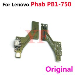 Original For Lenovo Phab PB1-750 PB1-770 LF7001Q LF7002Q USB Charging Dock Port Connector With Microphone Flex Cable