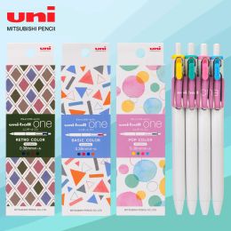 Pens Japan UNI Gel Pens Uniball One Set Small Thick Core Limited Quickdrying Press Ballpoint Pen UMNS0.5/0.38mm Cute Stationery