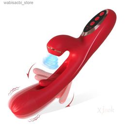 Other Health Beauty Items Powerful 20 Modes Rabbit Tapping G-Spot Patting Vibrator for Women Clitoris Clit Stimulator Toy Female Goods for Adults L49