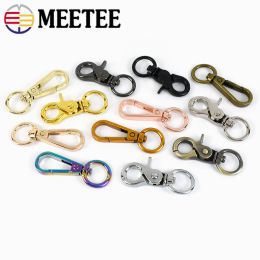 5/10Pcs 13mm Swivel Lobster Clasp Bag Strap Buckles Metal Keychain Trigger Clip Buckle Dog Chain Collar Snap DIY Accessories