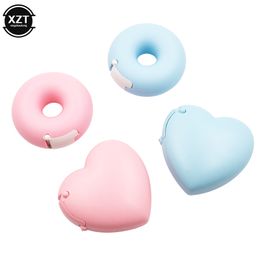 Candy Color Masking Tape Cutter Design Of Love Heart/Donut Shape Washi Tape Cutter Office Tape Dispenser School Supply