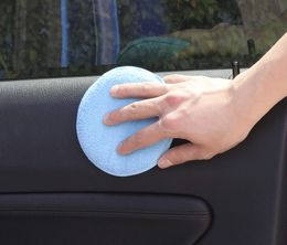 5Inch Foam Car Wax Applicator Pad Soft Microfiber Buffing and Detailing Polishing Pads with or No Pocket for Car Truck Cleaning