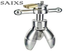 Anal Stretching open tool Adult SEX Toy Stainless Steel Anal Plug With Lock Expanding Ass Appliance Sex Toy Drop CX2007242629196