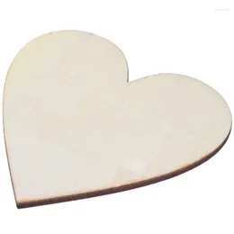 Party Decoration Wooden Hearts Package Of 25 Wood 3Mm Heart Shapes