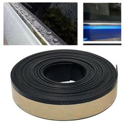 4M Car Window Rubber Seal Strip Weatherstrip Edge Trim Sticker For Car Door Glass Windows Edge Moulding Styling Width 15mm/20mm