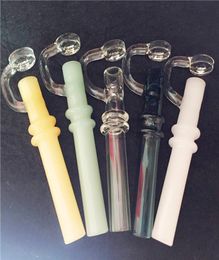 Labs Glass Taster Smoking mini tobacco oil wax pipes CONCENTRATE TASTERS 10mm borosilicate tubing with an extension designed for d2612045