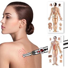Massageador Acupuncture Point Massage Pen for Face Body Back Neck Leg Massager Meridian Energy Pen Gua Sha Massage Tool Stick