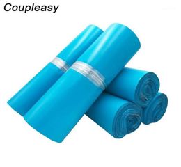 100Pcs 5 size Large Plastic Envelope Self Adhesive Seal Courier Storage Bag Blue Poly Mailer Mailing Bag Stationery11065761