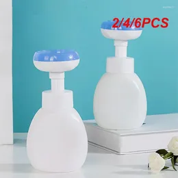 Liquid Soap Dispenser 2/4/6PCS Flower Shaped Foam Shape Hand Stamp Foaming