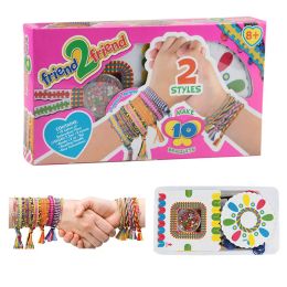 Girls DIY Bracelet Making Kit Jewellery Making Kit Friendship Bracelet Making Kit Cool Arts Craft Toys for 6-12 Years Old Kid