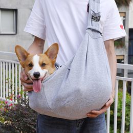 Pet Dog Puppy Cats Carrier Outdoor Travel Crossbody Bag Comfort Adjustable Single Shoulder Cat Bag Handbag Tote Pouch Breathable