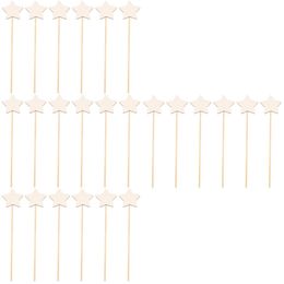 24 Pcs Wand Wands Girls DIY Fairy Sticks Decorative Shape Crown And Bulk Toys Bulk Colouring Graffiti Wood Painting