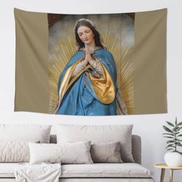 Blankets Virgin Mary Digital Printing Tapestry Wall Covering Curtain Background Cloth Room Decor Aesthetic Hanging Blanket