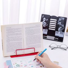 Piano Notes Bookcase Fixed Book Holder Book Flip Clip Book Stand Clip Bookends