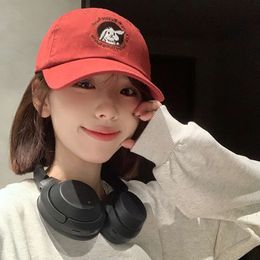 Duck Tongue Women's 2023 New Summer Rabbit Student Korean Edition Trendy Casual Cute Soft Top Thin Spring and Autumn Baseball Hat