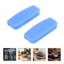 Table Mats Anti-scald Silicone Grips Griddle Pot Handle Covers Nonskid Sleeve Frying Pan Silica Gel Protectors Sleeves Lid