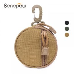 Benepaw Portable Dog Treat Bag Tactical Durable Lightweight Food Pet Pouch With Rotatable Carabiner For Puppy Training