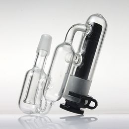 Smoking Pipes Recycler Ash Catchers Fit Glass Bong Water With A Clip Downstem Catcher for Hookahs Bongs 45 degree 14mm Female - MaleQ240515